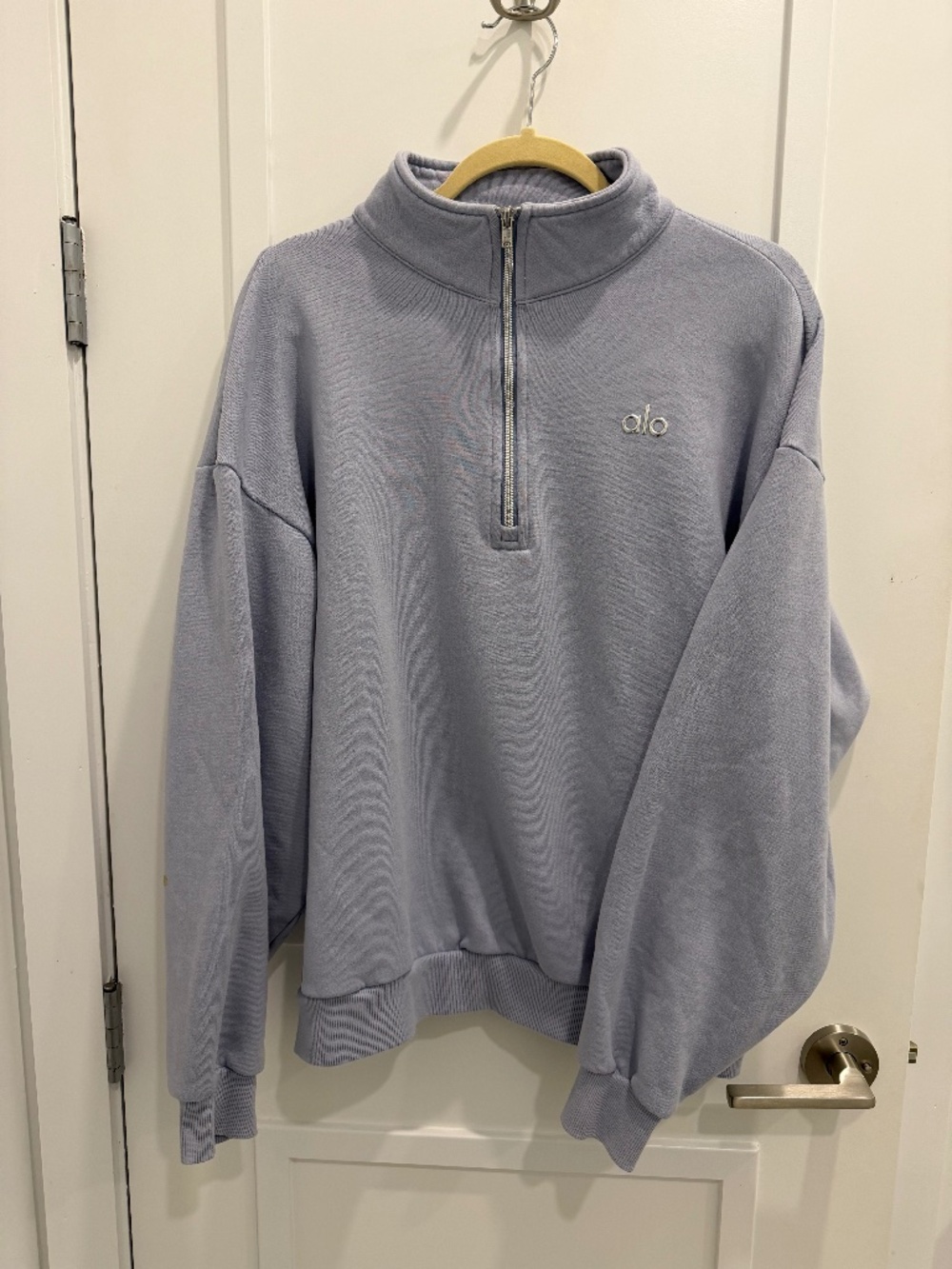 ALO Accolade 1/4 Pullover-Winter Frost